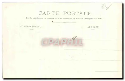 Montauban - La Bibliothèque — édifice à arcades et balcon, phot. Achille Bausis, Montauban, Série 1, n° 36 — Achterkant