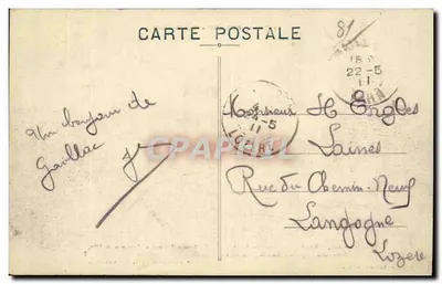 Il Tarn — GAILLAC — Vista Generale — Lip. Pap. Adbrinac, Gaillac — Verso