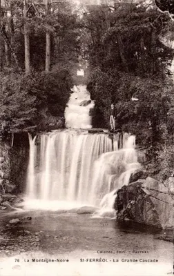 A Montanha Negra — A Grande Cachoeira — Cristol, editor — Castres, n°76
