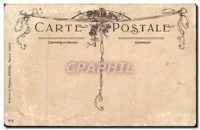 Amitiés — krajobraz jeziora z kwiatami i owadami — Artaud & Nozais, Mantes, N°6 — Rewers