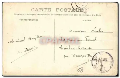 Chaulnes - A Igreja — editor 'Edi' n°5 — Verso