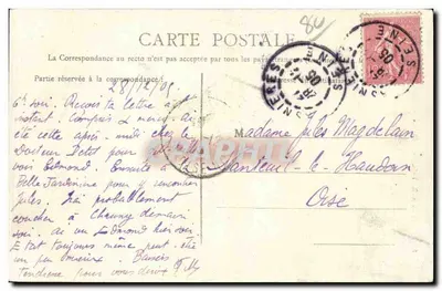 Saint-Valéry-sur-Somme — Porta Nevers — wydawca nieznany, nr 8 — Rewers