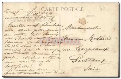 Saint-Valéry-en-Caux — Godzina kąpieli — L. J. (Serie Anfiaure) — Rewers