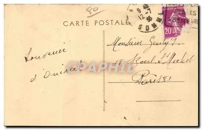 A Praia com maré baixa — ONIVAL-sur-MER (Somme) — Verso