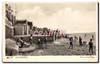 Le Crotoy — Vista da Praia — Cie des Arts Photomécaniques