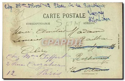 Corbeil — Visão do rio Essonne — LL — Verso