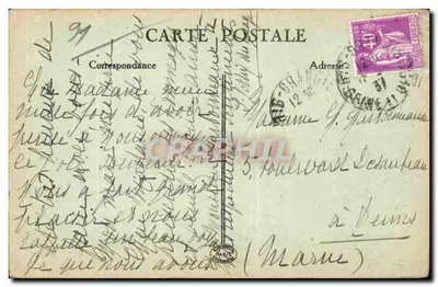 Castelo de Orangis — RIS ORANGIS (Seine-et-Oise) — Verso