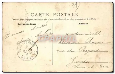 Castelo de Chamaramande - A Cachoeira — Girard, editor — n°4 — Verso
