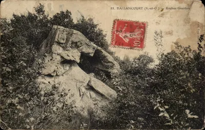 Ballancourt (S.-et-O) — Rocher Guerton — editor Paul Auvray