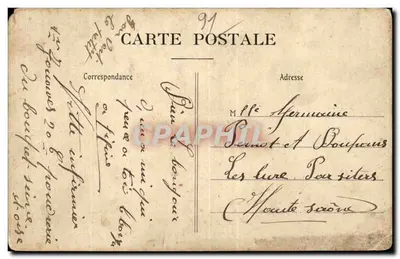 Ballancourt (S.-et-O) — Rocher Guerton — editor Paul Auvray — Verso
