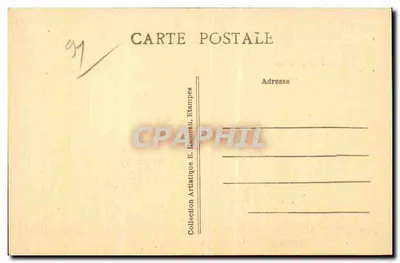 Étampes — La Tour de Guinette (XIe siècle) — Étampes, Éditeur E. Raueau — Verso