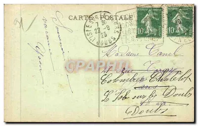 Dourdan - Zamek w Dourdan - Wjazd główny - Początki zamku DOURDAN — Wydawnictwo Dourdannaise — Rewers