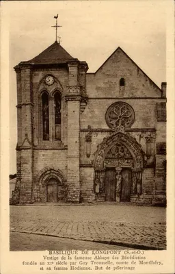 Basílica de Longpont (S.-et-O.) — Vestígio da abadia dos Beneditinos fundada no século XI — Editor