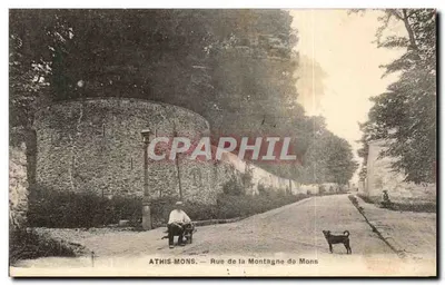 Athis-Mons — Rue de la Montagne de Mons — editor ATHIS-MONS, número de série não visível