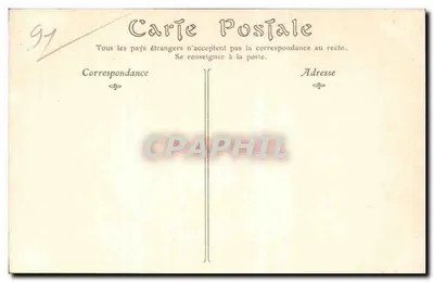 Draveil — A Grade e o Castelo — ND Phot — Verso