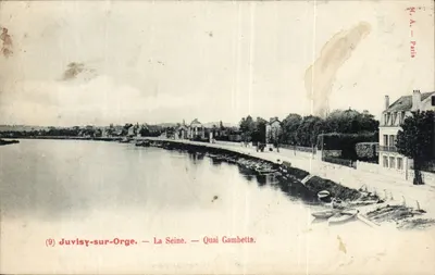 Juvisy-sur-Orge — A Sena — Margem Gambetta — M.A. — Paris