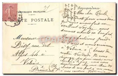 Juvisy-sur-Orge — A Sena — Margem Gambetta — M.A. — Paris — Verso