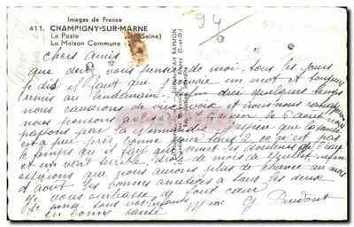 Champigny-sur-Marne — A Casa Comum — Editor RAYMON (S-él-O) — Verso