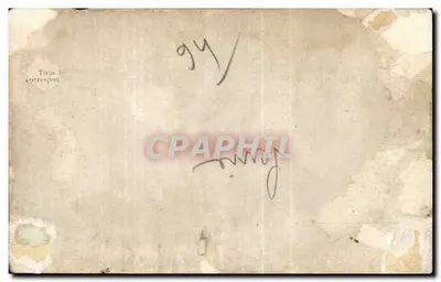 Bilhete postal antigo Crue da Sena Ivry — Verso