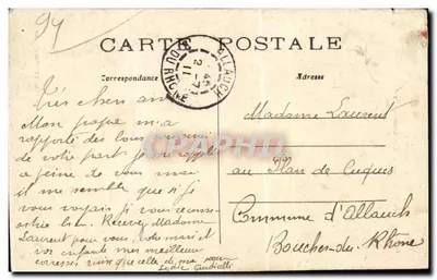 BRY-sur-MARNE — Inundações do dia 28 de Janeiro de 1910 — Grande rue — Verso