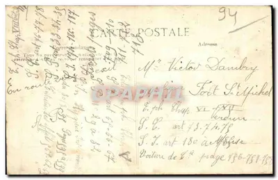 Arcueil-Cachan — Ogólny widok kanału wodnego — Wydawca F.D. n°5 — Rewers