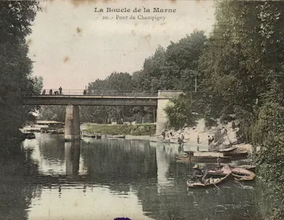 A Curva da Marne — Ponte de Champigny — editor não identificado, n° 20