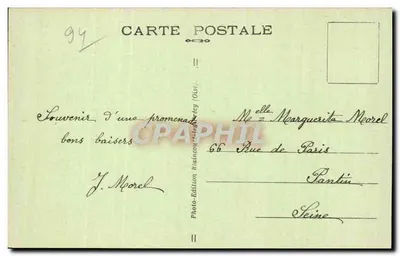 Las Vincennes — Jezioro Saint-Mandé — Fotoedycja Blaincourt-Legoffey — Rewers