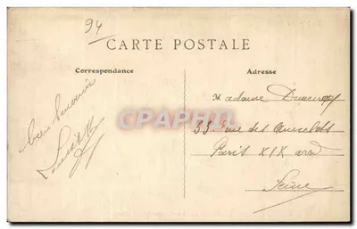 La Marne Pittoresque — La Marne en amont du Pont - Les Îles — B. F., Paryż, n°28 — Rewers
