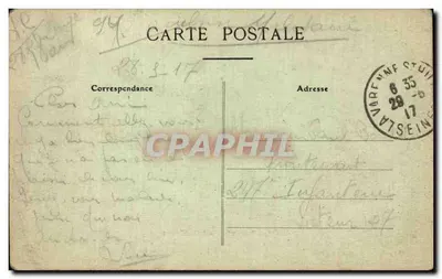 Los Lugarcitos Bonitos de la Marna — El Castillo de Pétape y las Colinas — Vista tomada desde La Varenne Saint-Hilaire — F. Fleury, foto-imp.-edit., París, n°107 — Reverso