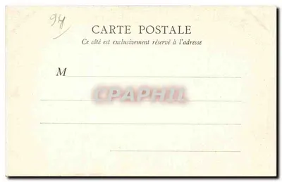 Le Tour de Marne — A Champigny. Estudo de árvore — B.F. PARIS — Verso