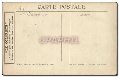 Rzekawiec pod lasem blisko Porte-Jaune (Nogent) — Wydawnictwo Thalheimer — N° 6 — Rewers