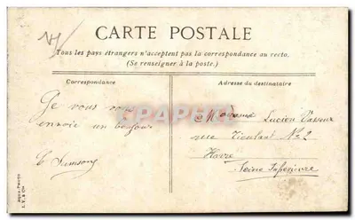 Cabourg — Promenada nad plażą — wydawca L. A. C. Photo, nr 5 — Rewers