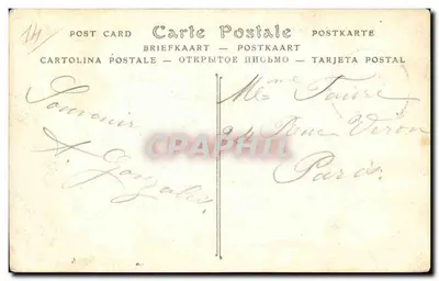 Cabourg — Digue i plaża — ND Phol. — Rewers