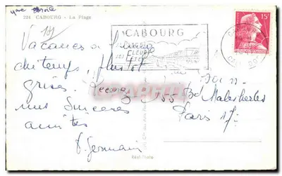 CABOURG — La Plage — Réel-Photo — Rewers