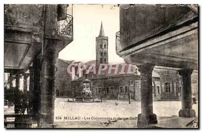 Millau — As Colunatas e Nossa Senhora