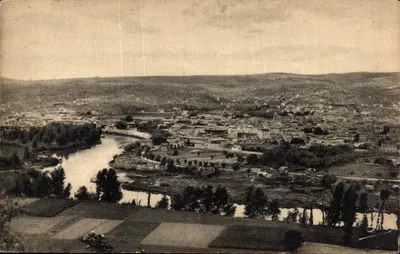 Millau (Aveyron) — Vista geral, lado oeste da Côte de la Cavalerie — Éditions d'Art Flor, Niort
