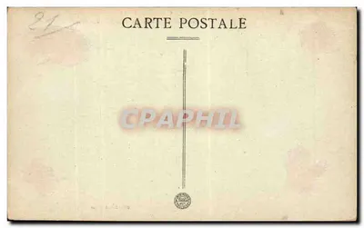 Châtillon-sur-Seine — Castelo Marmont onde o Geral Joffre residiu em Setembro de 1944 — editor: A. Thirion & Cie — Verso