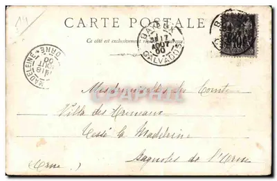Bayeux — Casa de madeira, rua St-Martin — P. Labbé Restaurateur — Verso