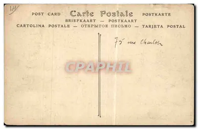 Tapisserie van koningin Mathilde — Bayeux — Antieke ansichtkaart Serie 168 — Achterkant