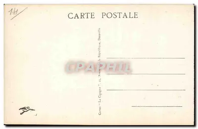 Trouville, a Rainha das Praias - Praça do Casino e os Hotéis - Editor La Cigogne, n° 144 — Verso