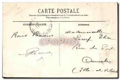 Trouville — Aanleg van het vaartuig naar Havre — "La Touques" — LL. — Achterkant