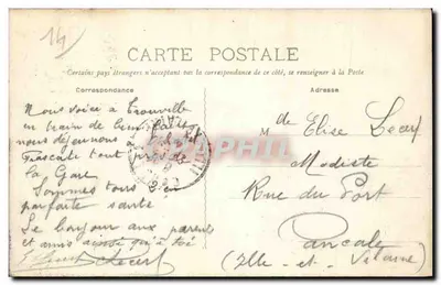 TROUVILLE — Wileje nad plażą — wydawnictwo C. Delatire — Rewers