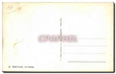 TROUVILLE - Die Schwimmbecken — G. Icann, Verleger, 15, rue de l'Aqueduc, Paris (Xe) — Rückseite