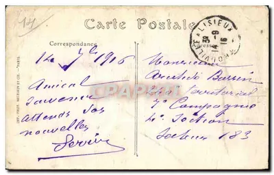 Trouville-sur-Mer — Los Muelles y el Ayuntamiento — Reverso