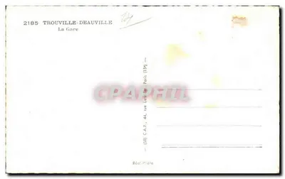 TROUVILLE-DEAUVILLE — La Stazione — C.A.P. Paris — Verso