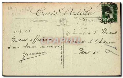 Trouville — A Entrada Principal do Casino (arquiteto Durville) — LL. — Verso