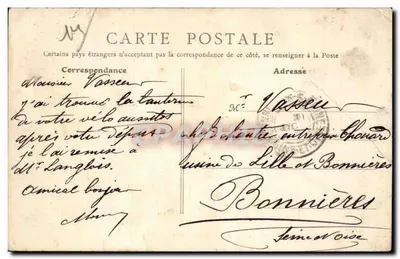 Trouville (Calvados) — Hotel de Ville — B. F., Parijs, n°10 — Achterkant