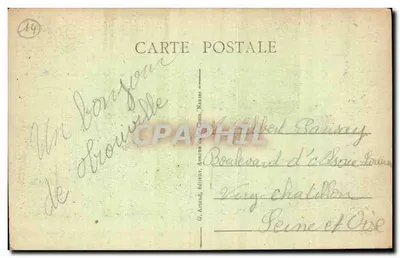 Trouville, "A Rainha das Praias" — A Digue e as Villas — G. Arnué, editor — Verso