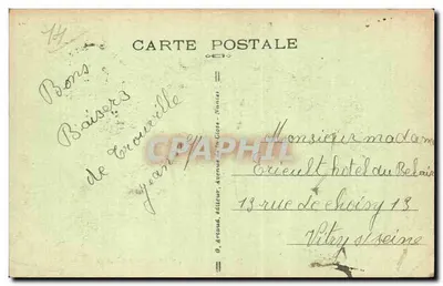 Trouville, "La Reine des Plages" — Le Casino — G. Artand, éditeur, n°28 — Verso
