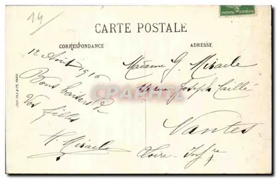Trouville — A Ponte e a Praia — LL. n° 118 — Verso